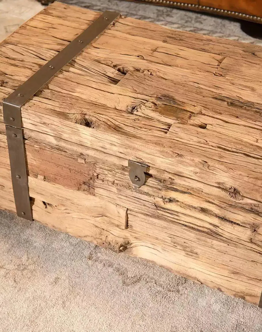 Reclaimed Wood Chest Coffee Table