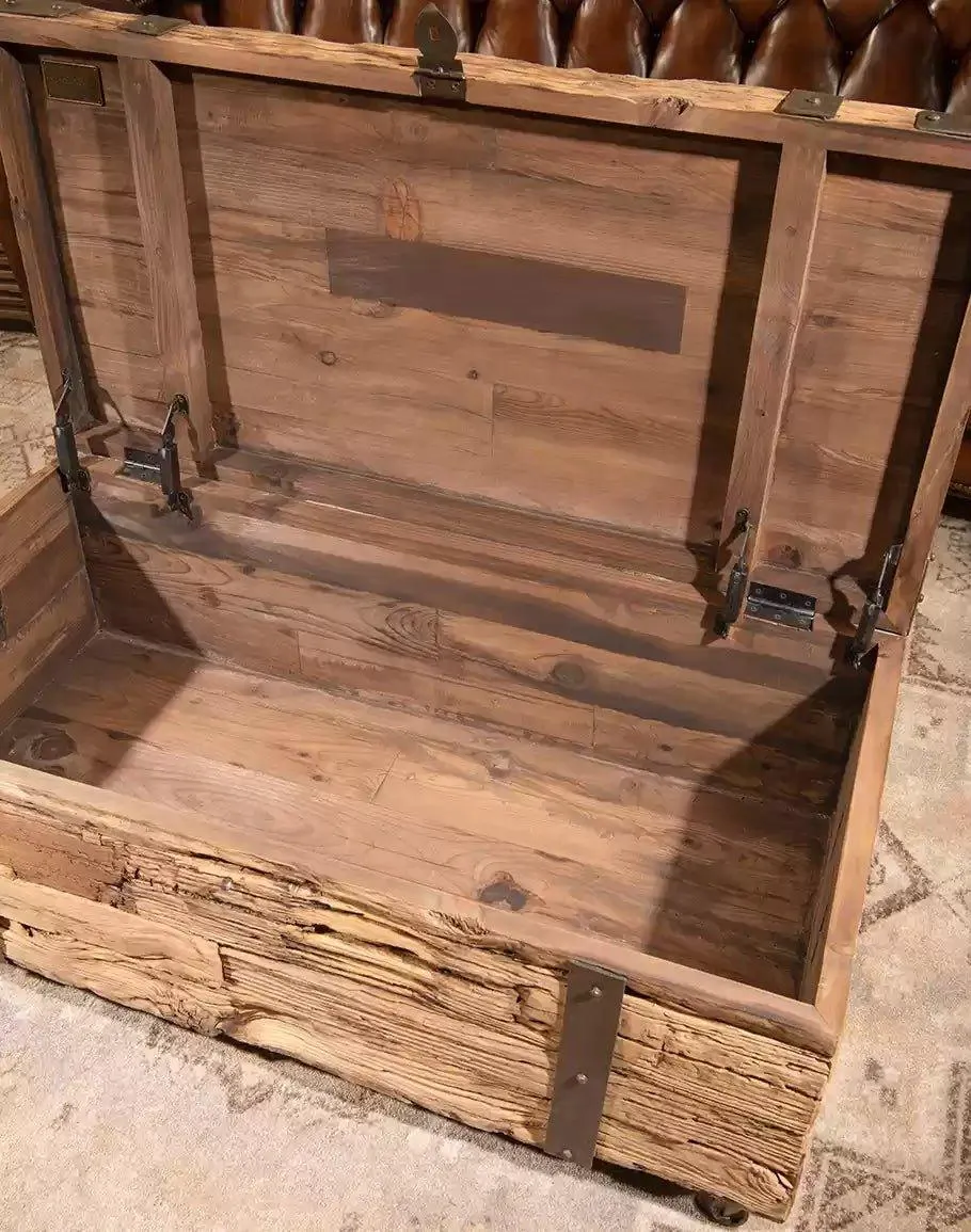 Reclaimed Wood Chest Coffee Table