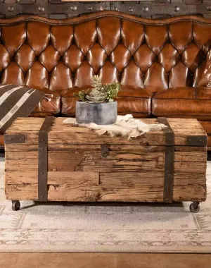 Reclaimed Wood Chest Coffee Table vanity mirror, wall mirror