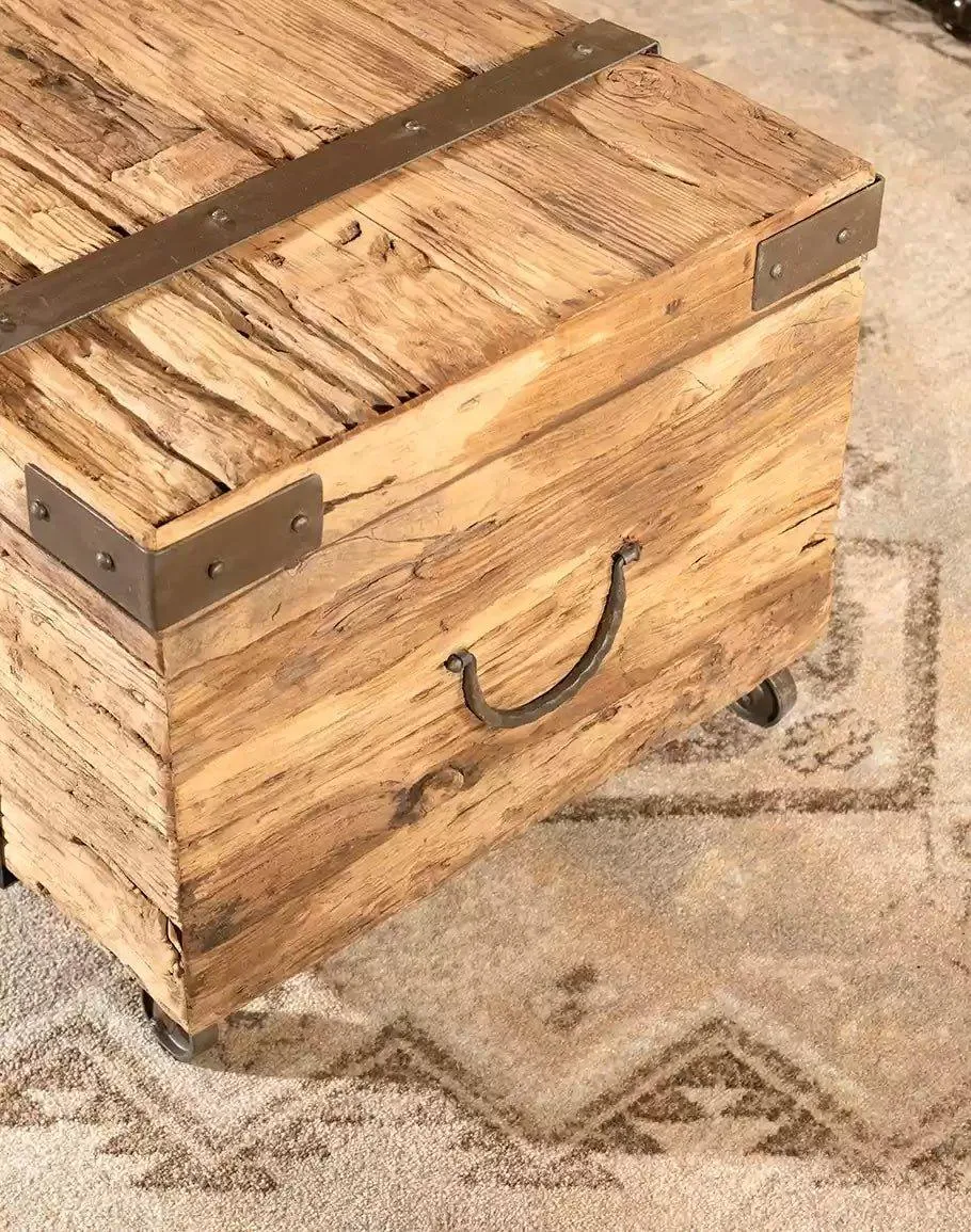 Reclaimed Wood Chest Coffee Table
