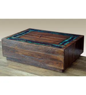 Reclaimed Wood w/ Glass Inserts Coffee Table gaming chair, computer chair