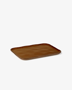 Rectangular plate n1 XL brown La nouvelle table