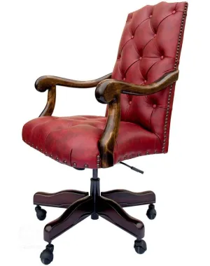 Red Dust Leather Office Chair gaming chair, computer chair