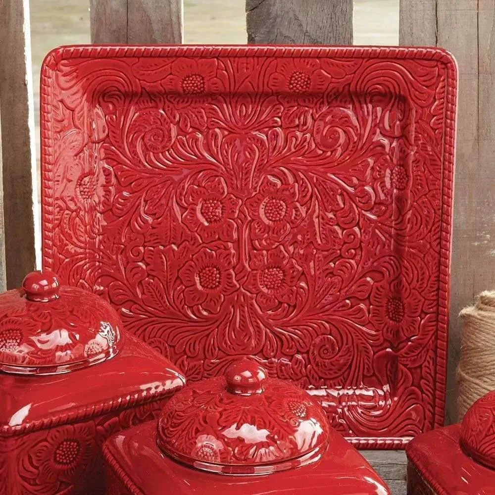 Red Western Kitchen Accessories