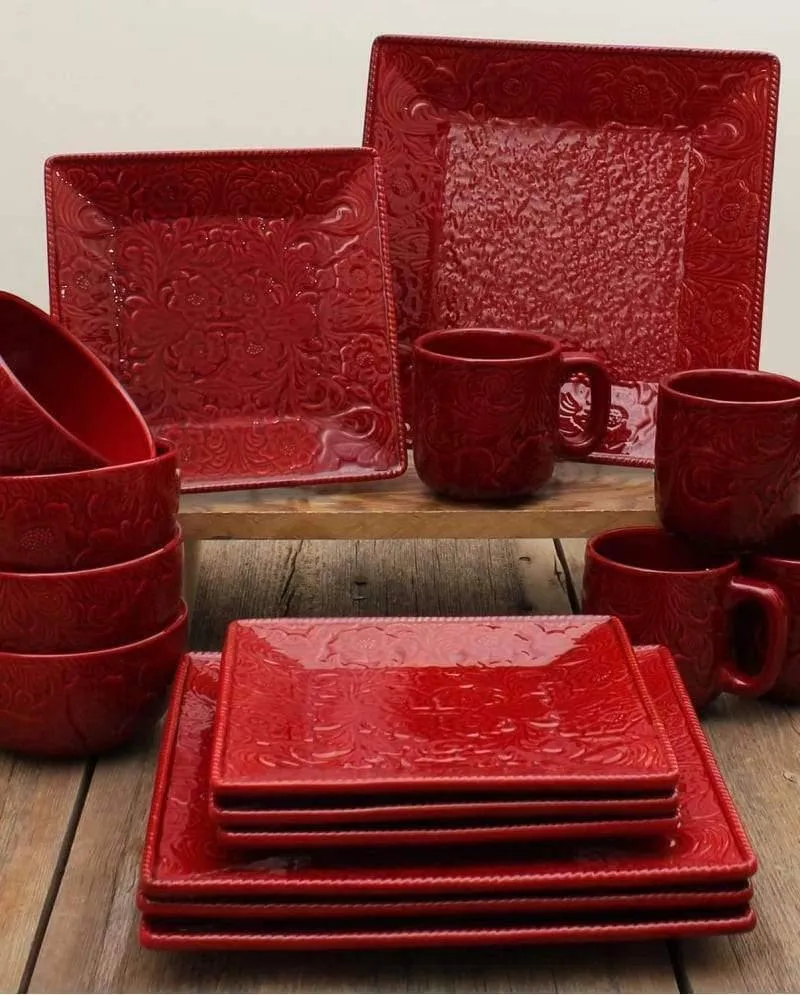 Red Western Kitchen Accessories