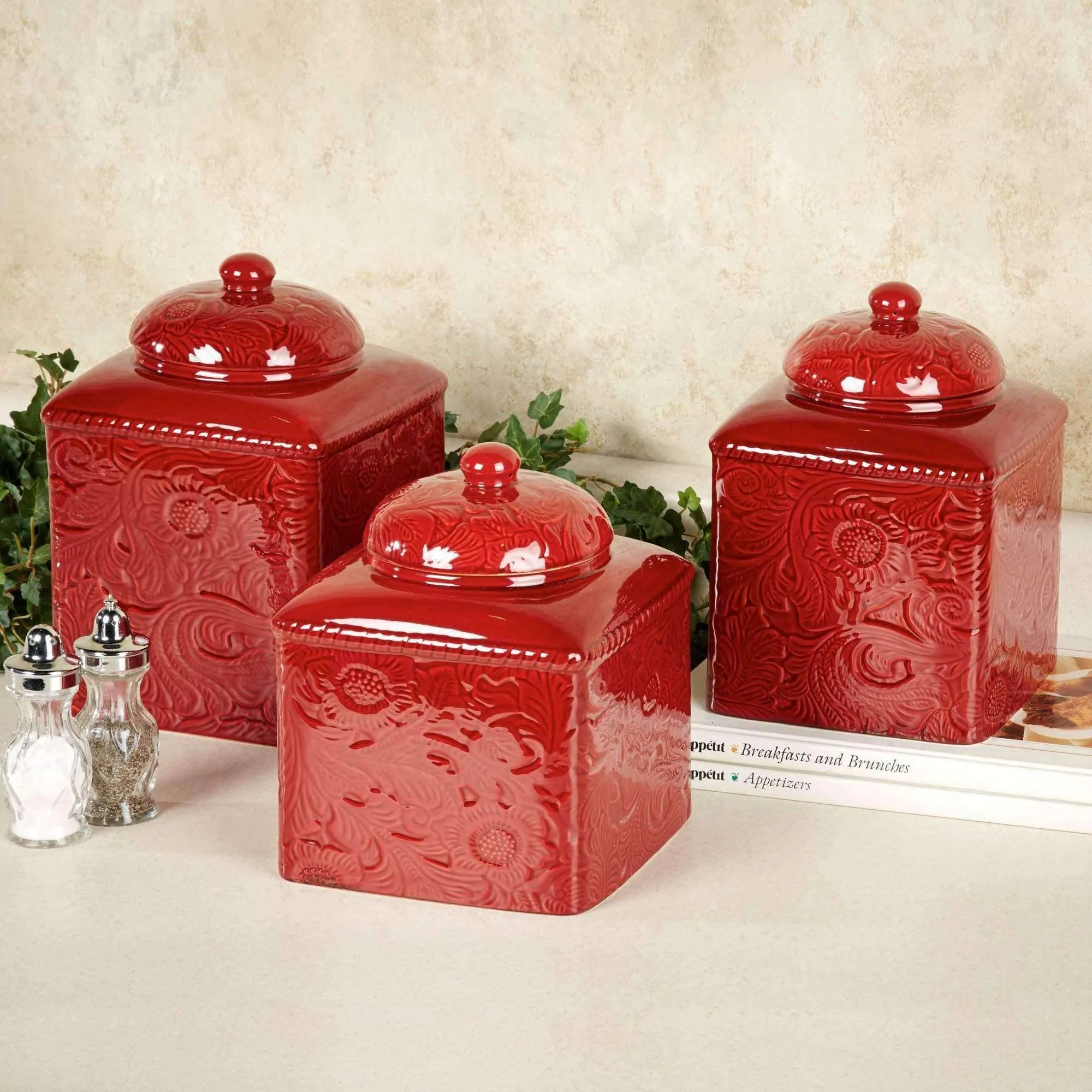 Red Western Kitchen Accessories