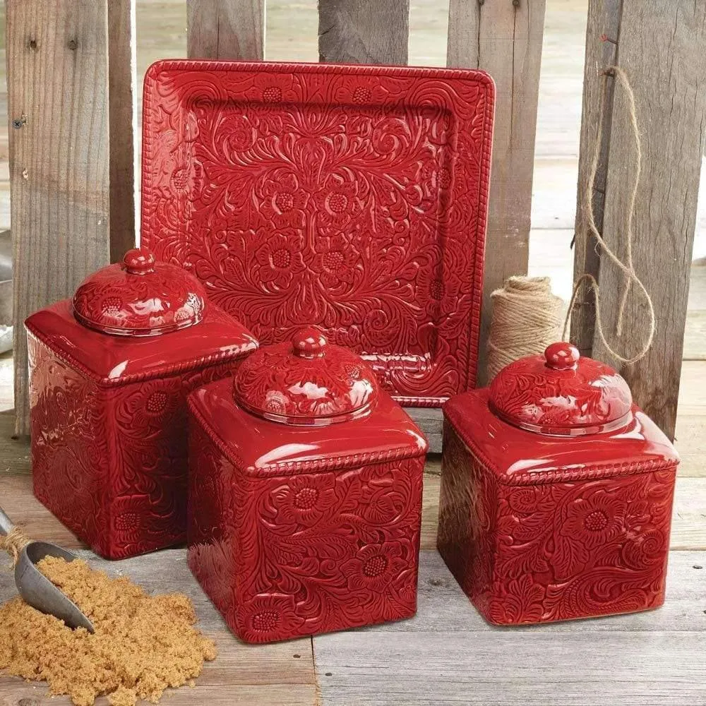 Red Western Kitchen Accessories kitchen utensils, spatula set