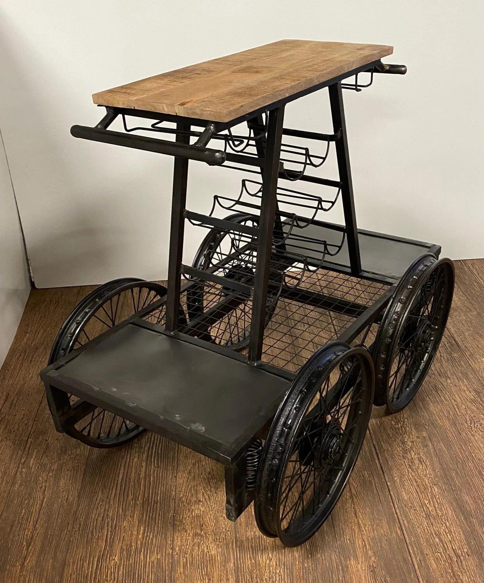 Replica Rail Car Bar Cart