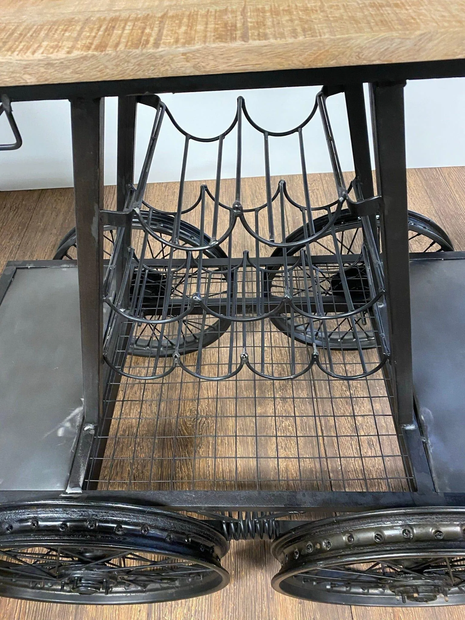 Replica Rail Car Bar Cart
