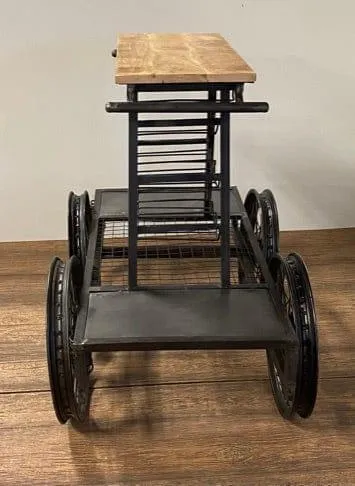 Replica Rail Car Bar Cart