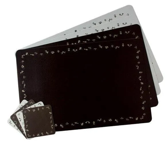 Reversible Plastic Western Placemats & Coasters - Brands blender, kitchen appliance