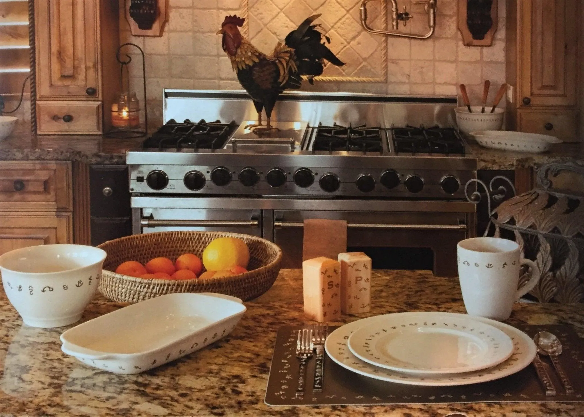 Reversible Plastic Western Placemats & Coasters - Brands