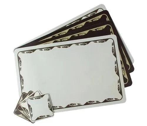 Reversible Plastic Western Placemats & Coasters - Running Horses blender, kitchen appliance