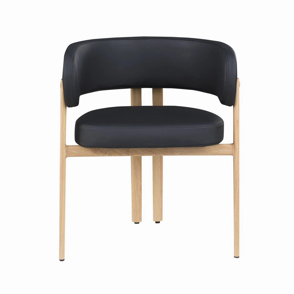 Rhett Dining Chair - Black/Oak - Set of Two