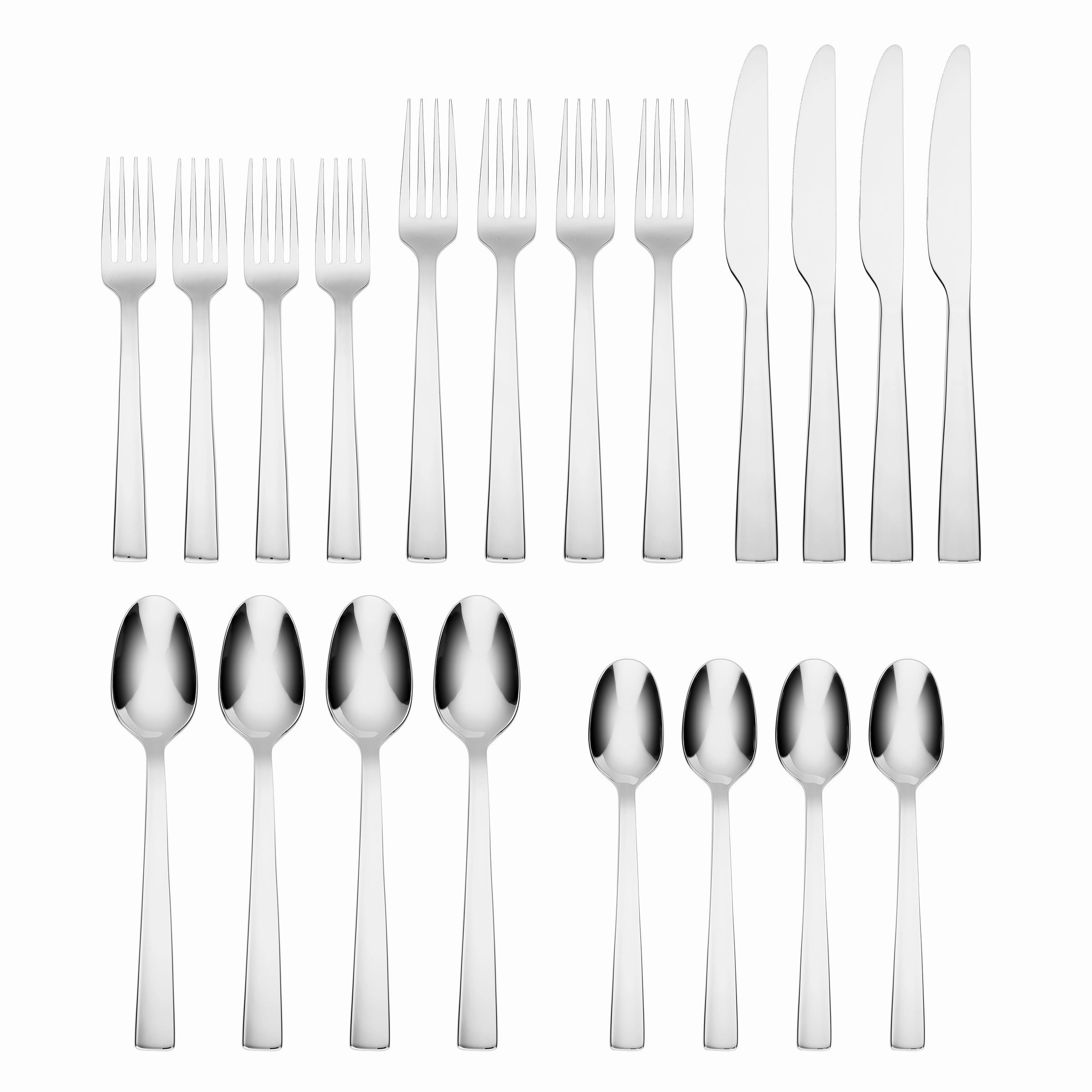 Rhyme Mirror 20 Piece Flatware Set