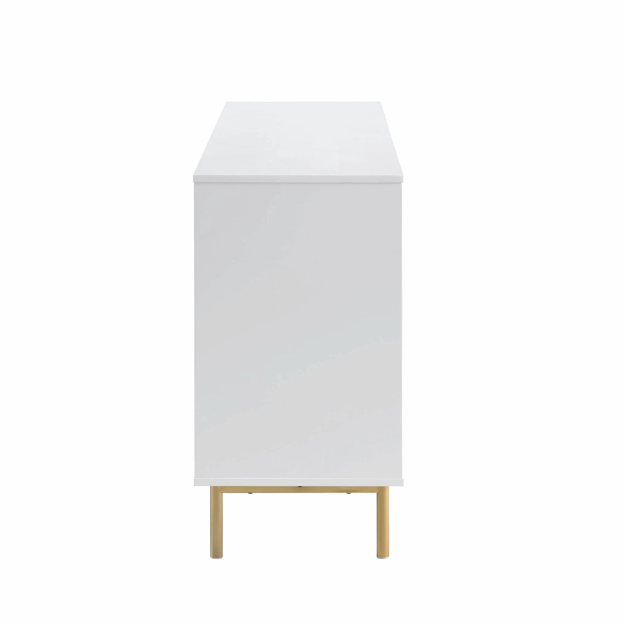 Richmond Ridged Large Sideboard, Matte White
