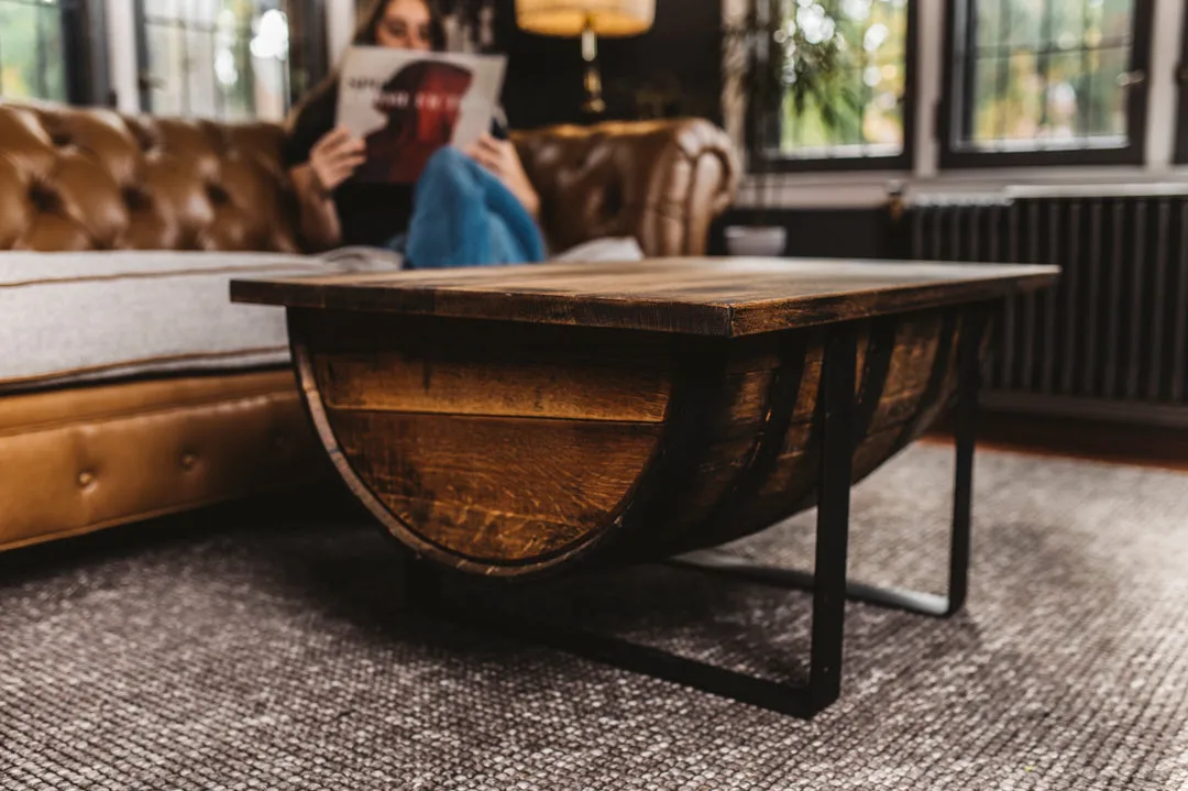 Rickhouse Whiskey Barrel Coffee Table