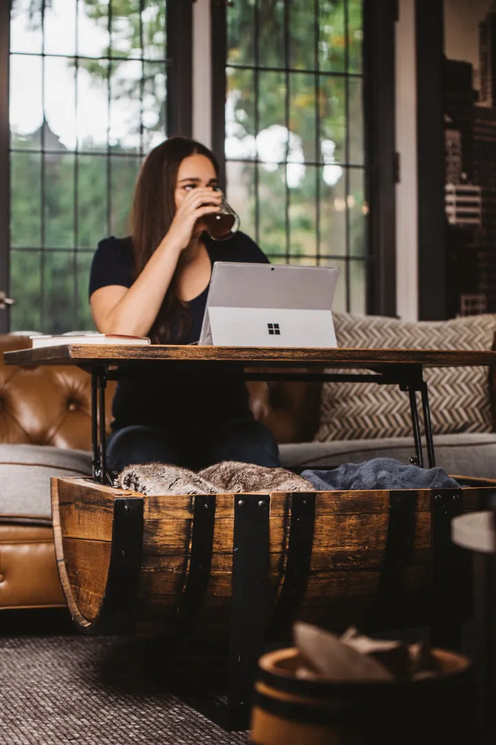 Rickhouse Whiskey Barrel Coffee Table
