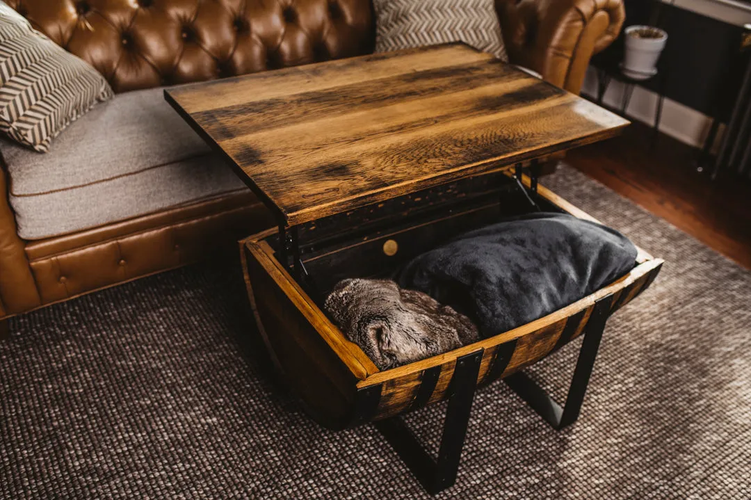 Rickhouse Whiskey Barrel Coffee Table