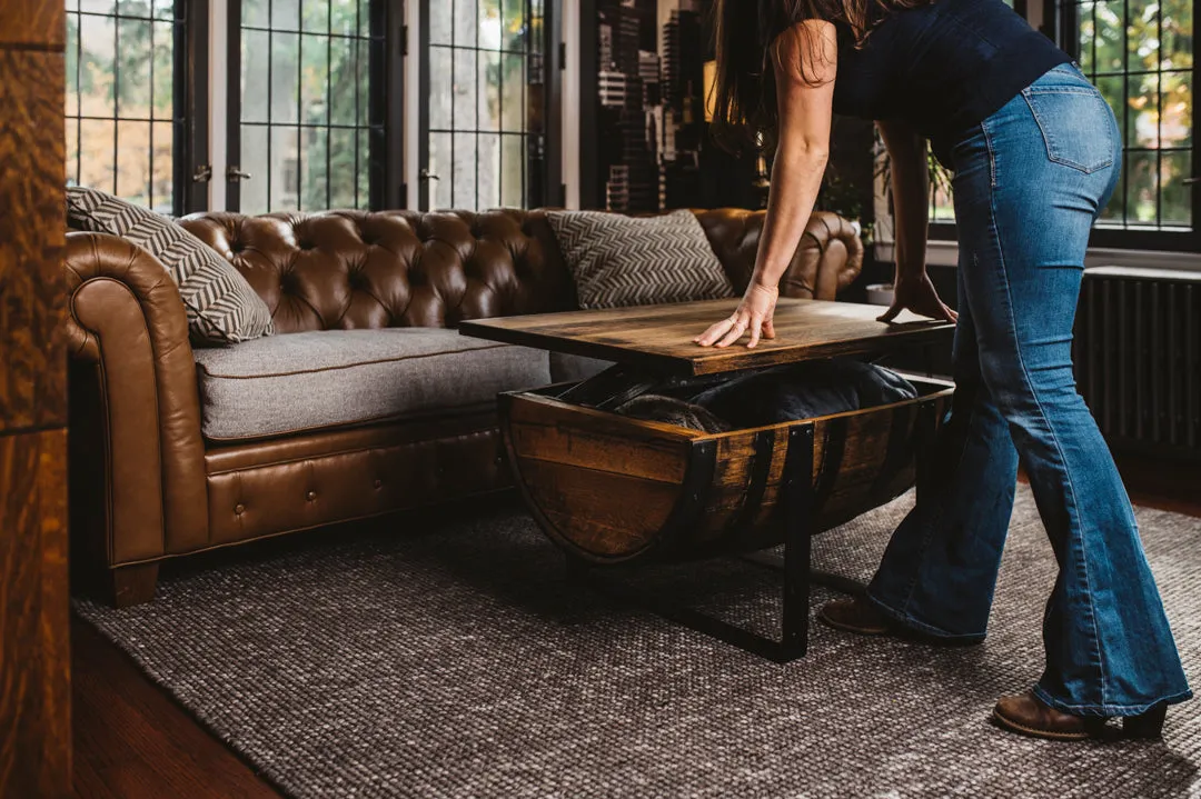 Rickhouse Whiskey Barrel Coffee Table