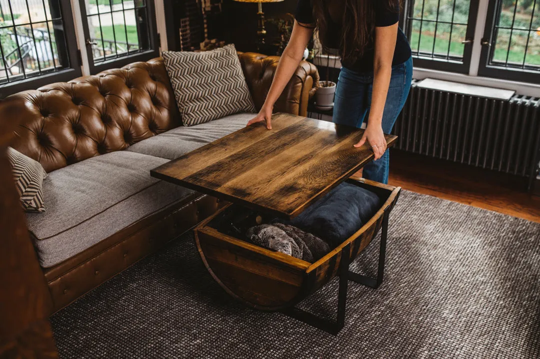 Rickhouse Whiskey Barrel Coffee Table