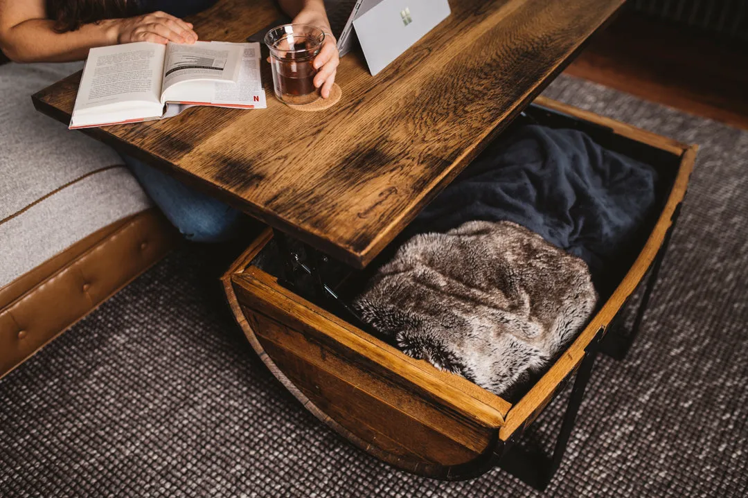 Rickhouse Whiskey Barrel Coffee Table