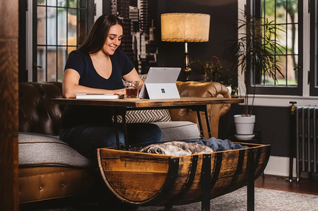 Rickhouse Whiskey Barrel Coffee Table