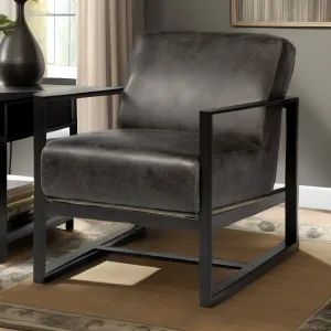 Riley Ebony Leather Accent Chair vanity mirror, wall mirror