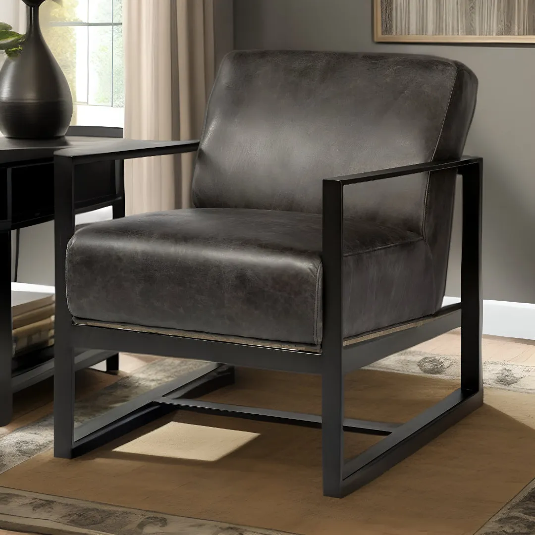 Riley Ebony Leather Accent Chair vanity mirror, wall mirror