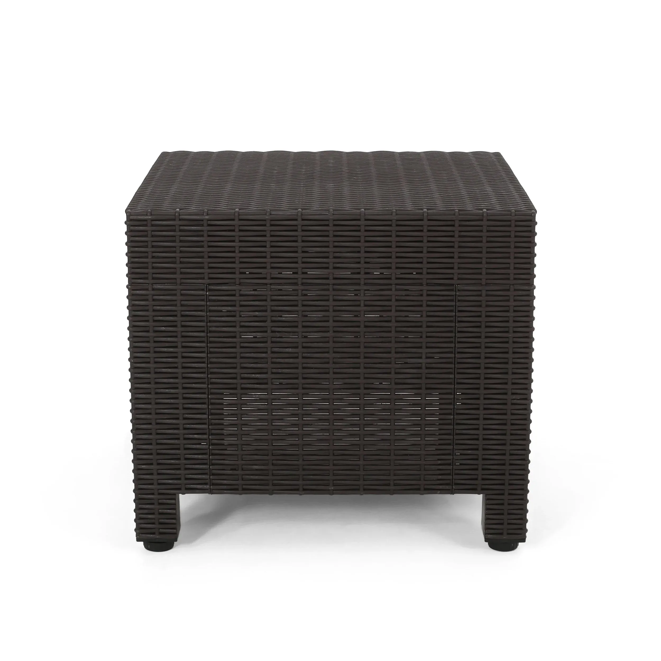 Riley Outdoor Wicker Print Side Table patio chairs, outdoor seating
