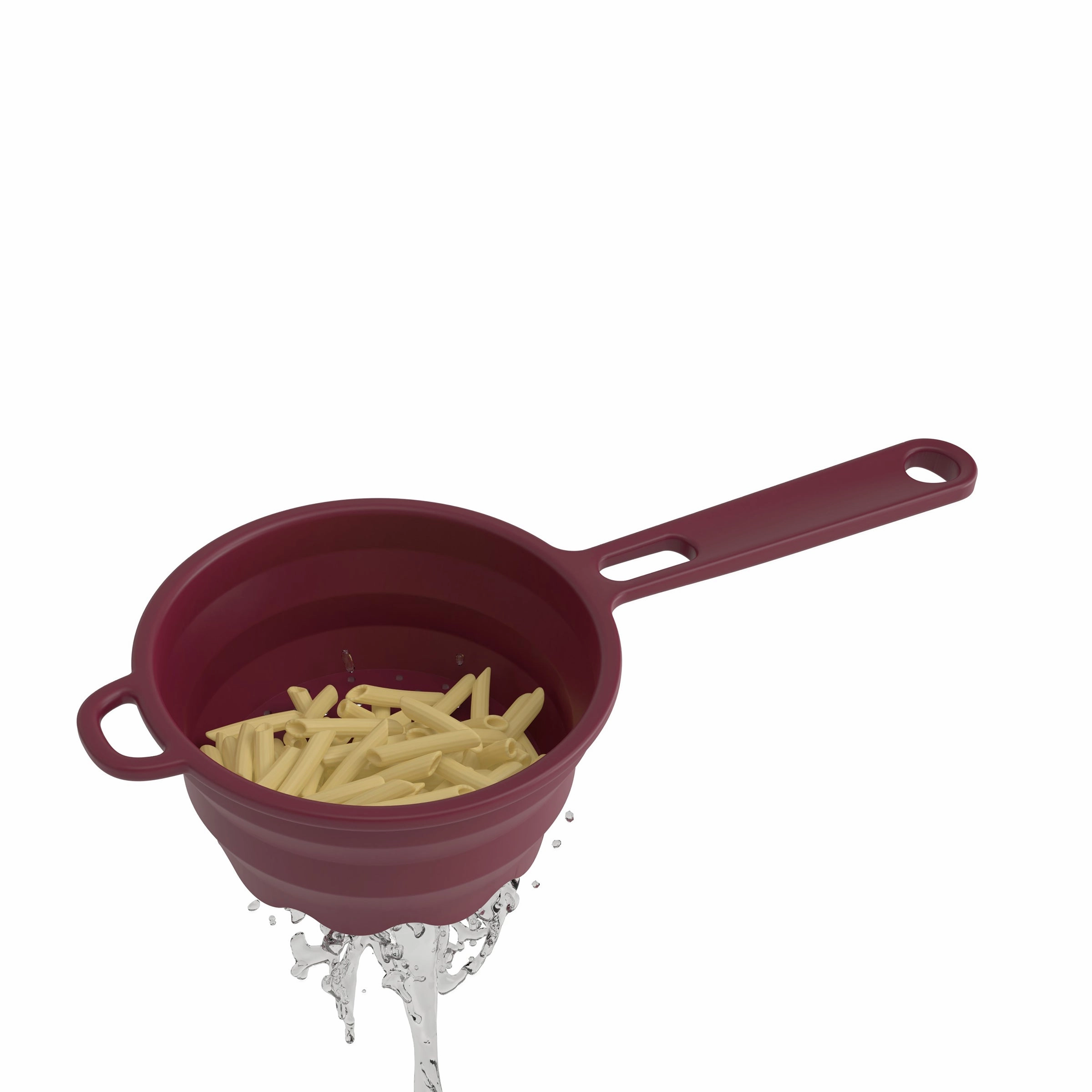Robert Irvine 2-Piece Silicone Colander Set - Red
