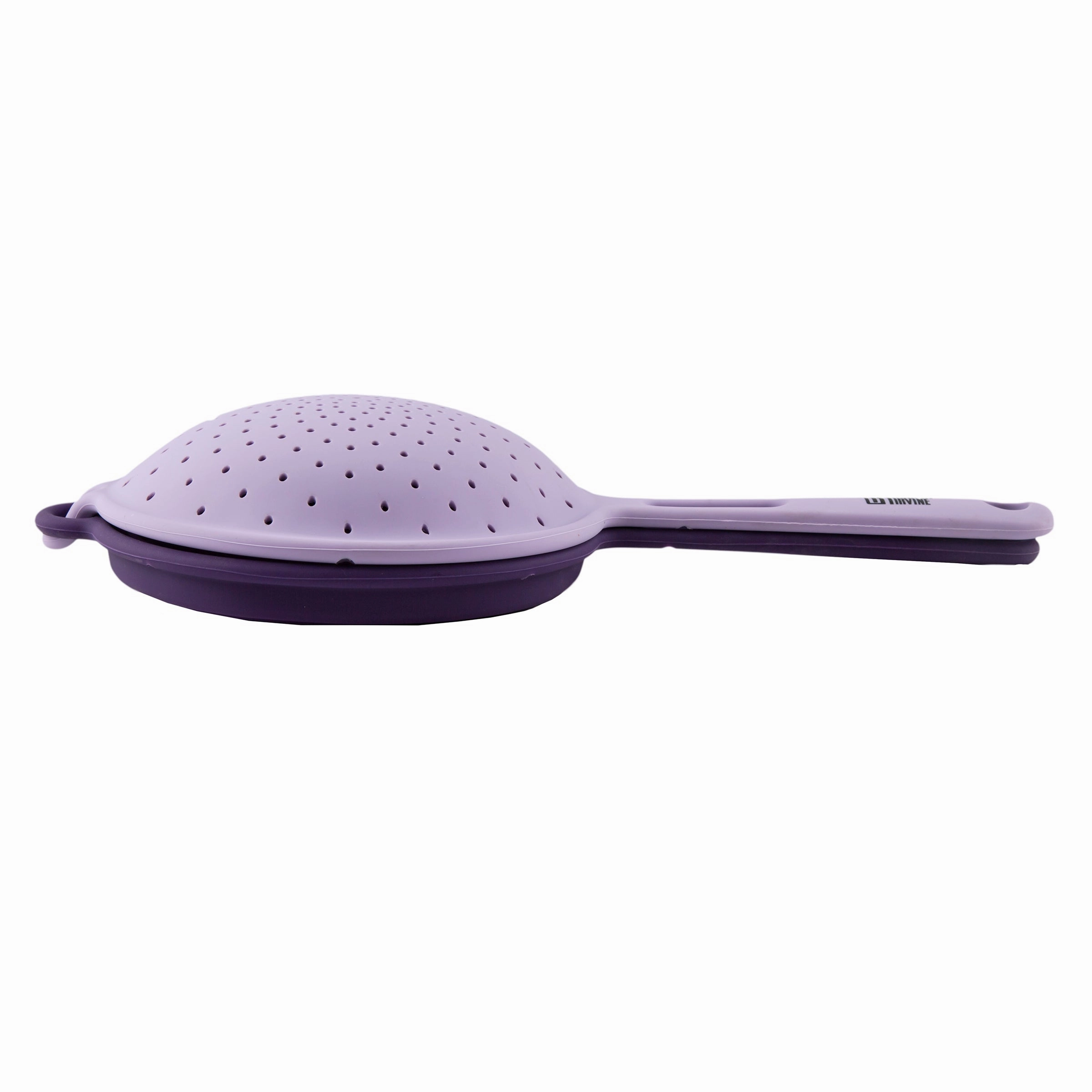Robert Irvine 2-Piece Silicone Colander Set Purple