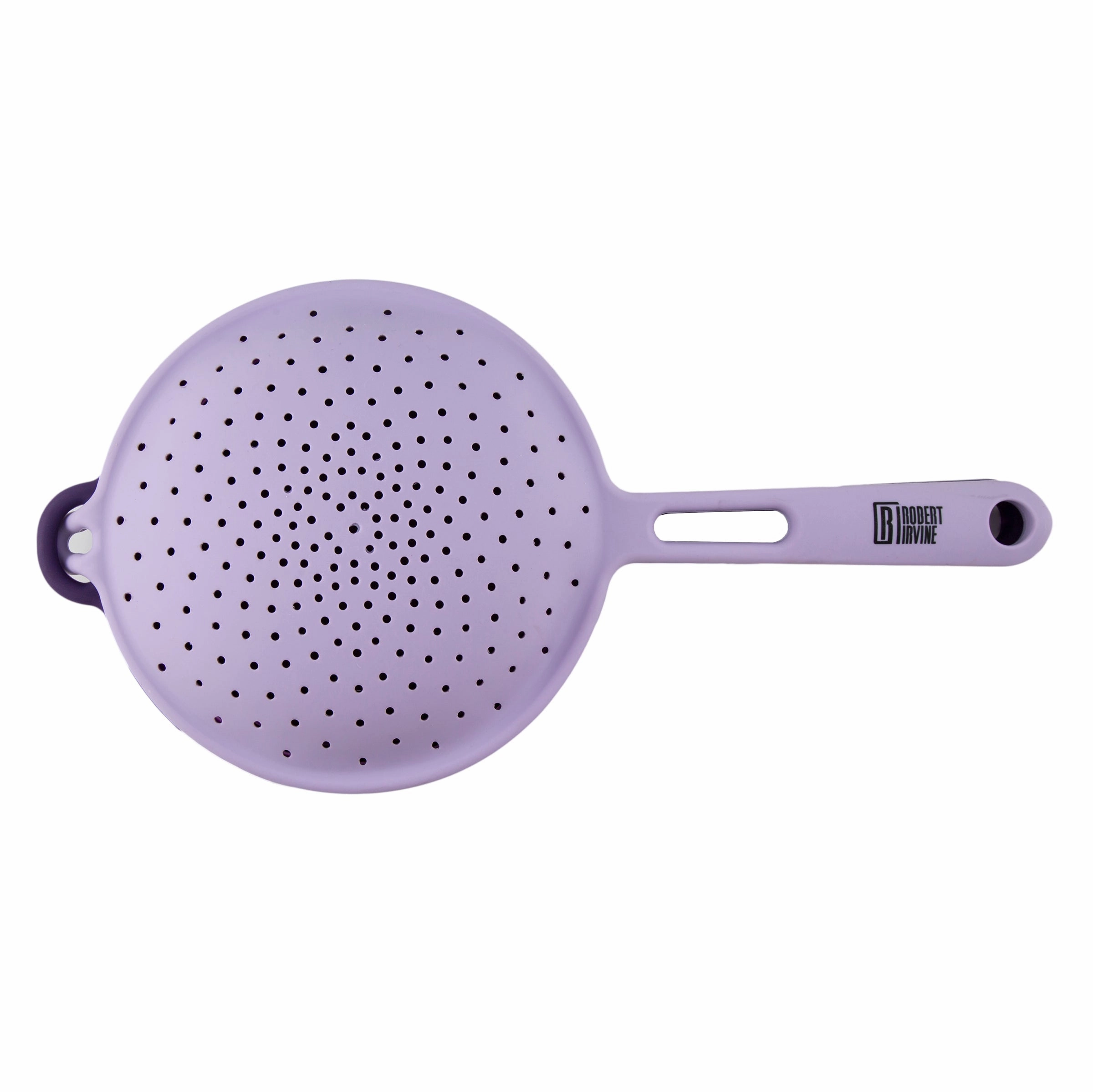 Robert Irvine 2-Piece Silicone Colander Set Purple