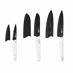 Robert Irvine 6 Piece Cutlery Prep Set - Marble