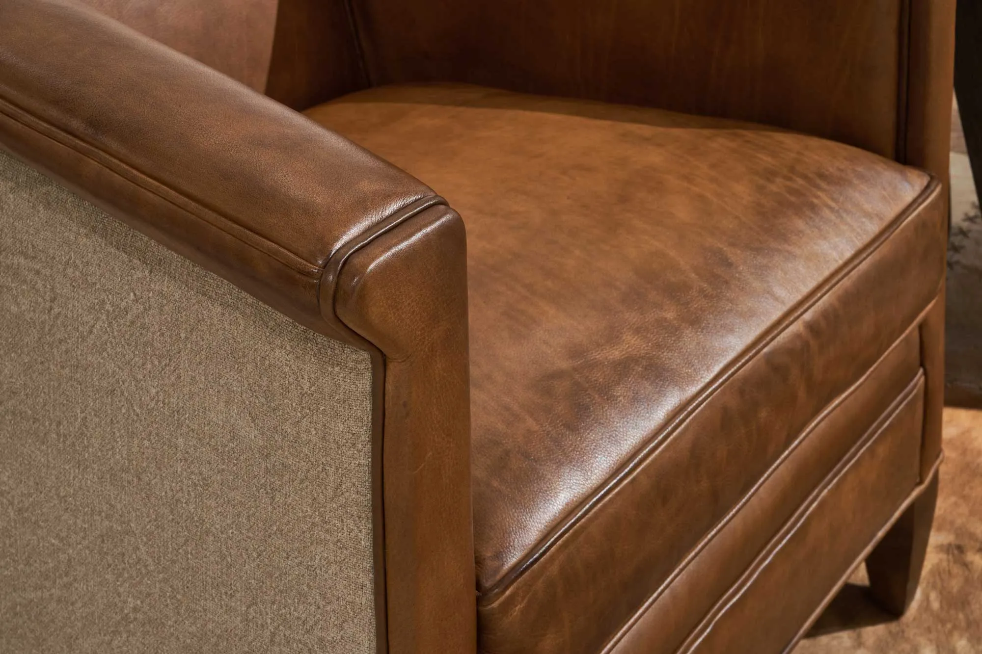 Rockford Leather Club Chair