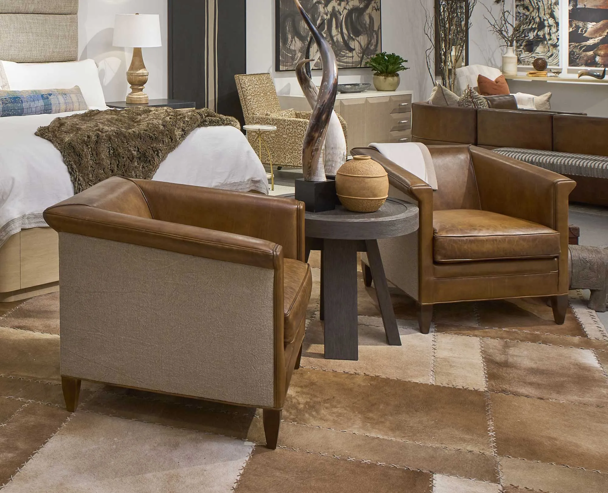 Rockford Leather Club Chair