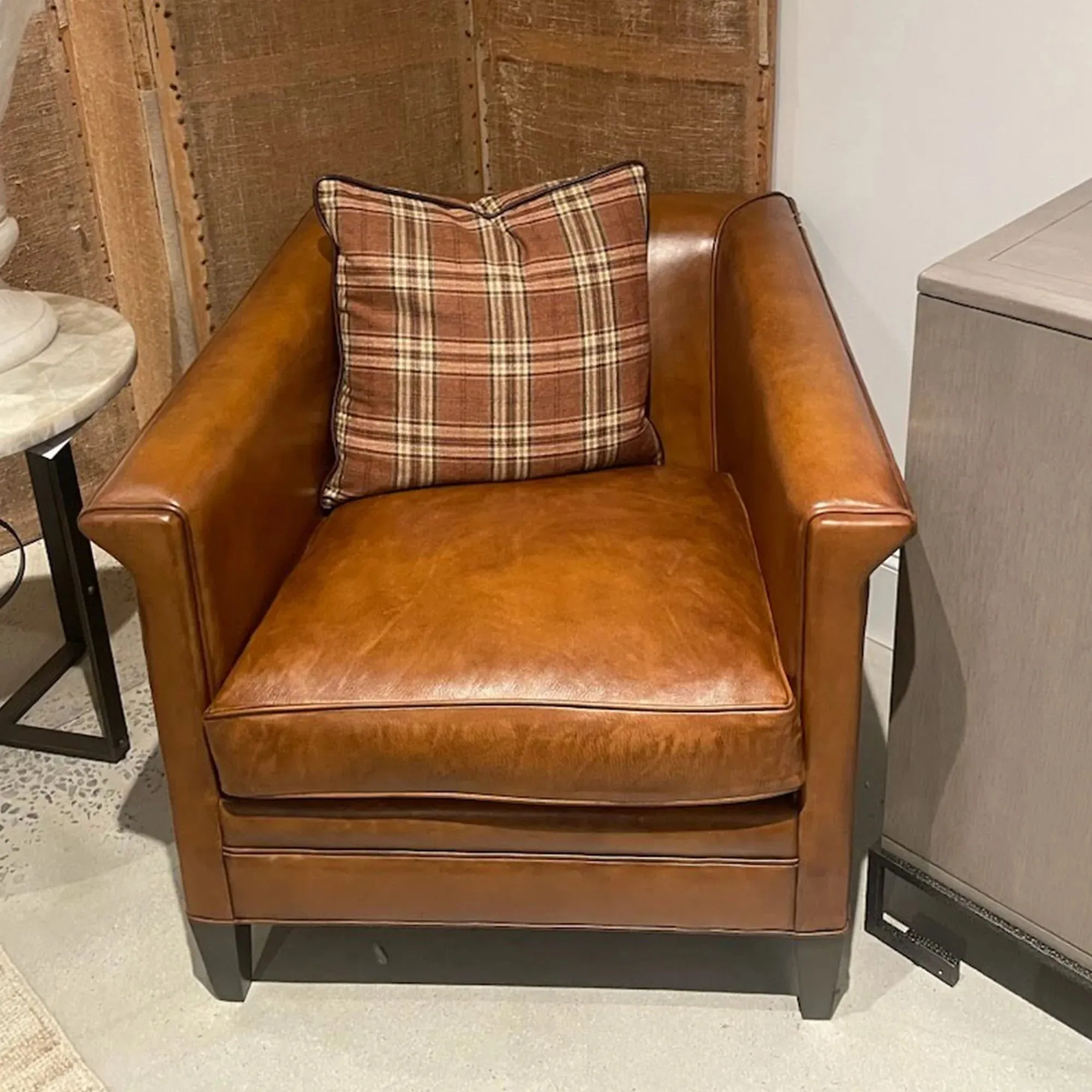 Rockford Leather Club Chair