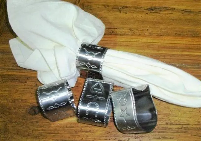 Rope & Brands Stainless Napkin Rings