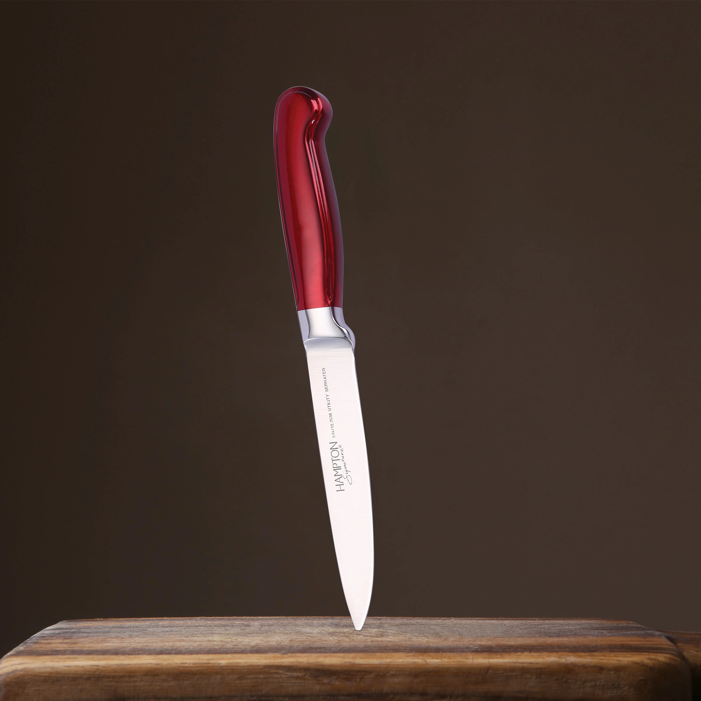 Rorik 5" Utility Knife with Clear Blade Gu