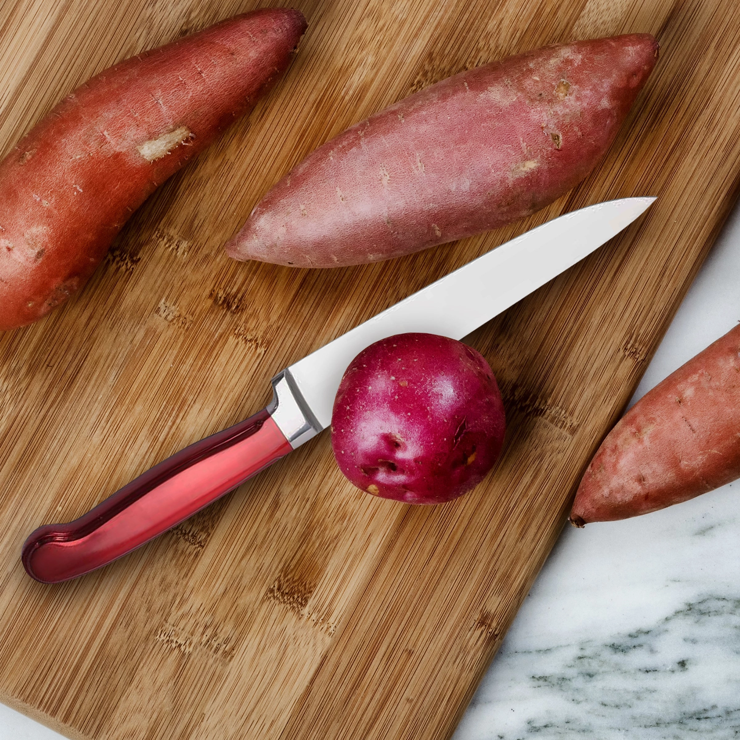 Rorik 5" Utility Knife with Clear Blade Gu