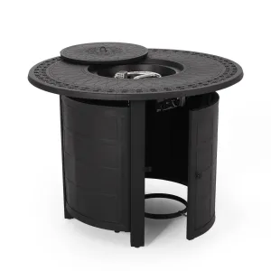 Round Aluminum Propane Fire Pit - NH179213 floor chair, tatami chair