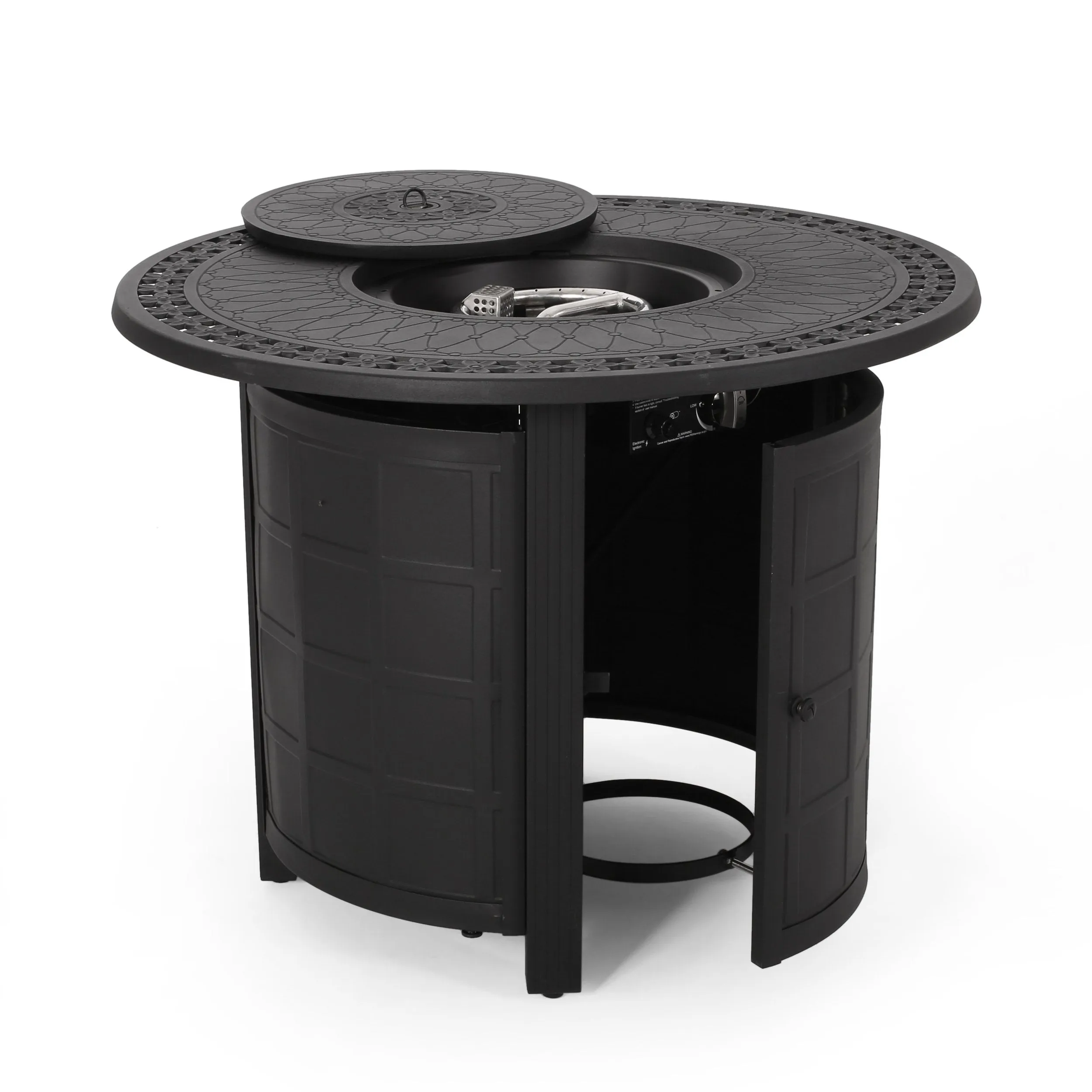 Round Aluminum Propane Fire Pit - NH179213 floor chair, tatami chair