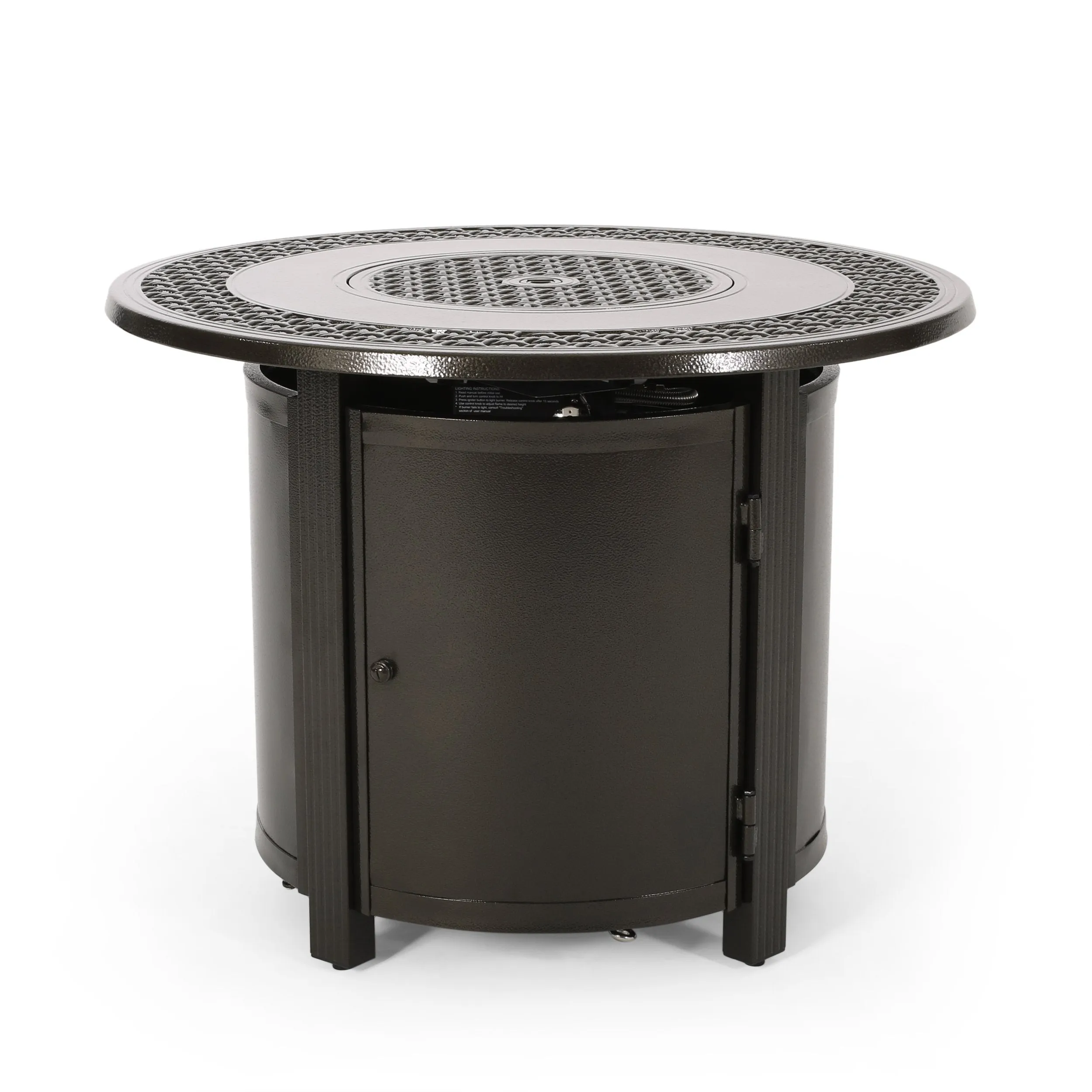 Round Aluminum Propane Fire Pit - NH379213 floor chair, tatami chair