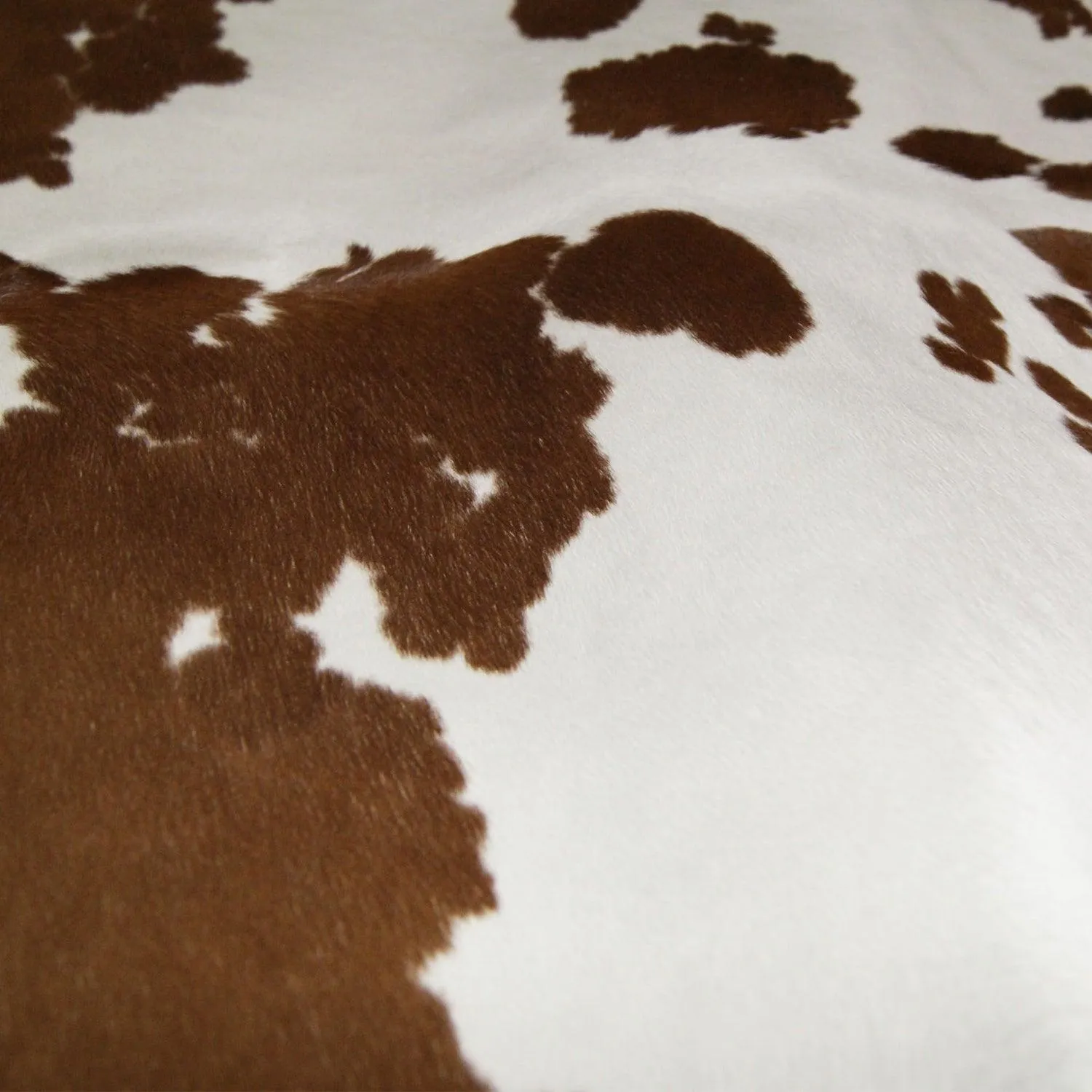 Round Cowhide & Horn Side Table