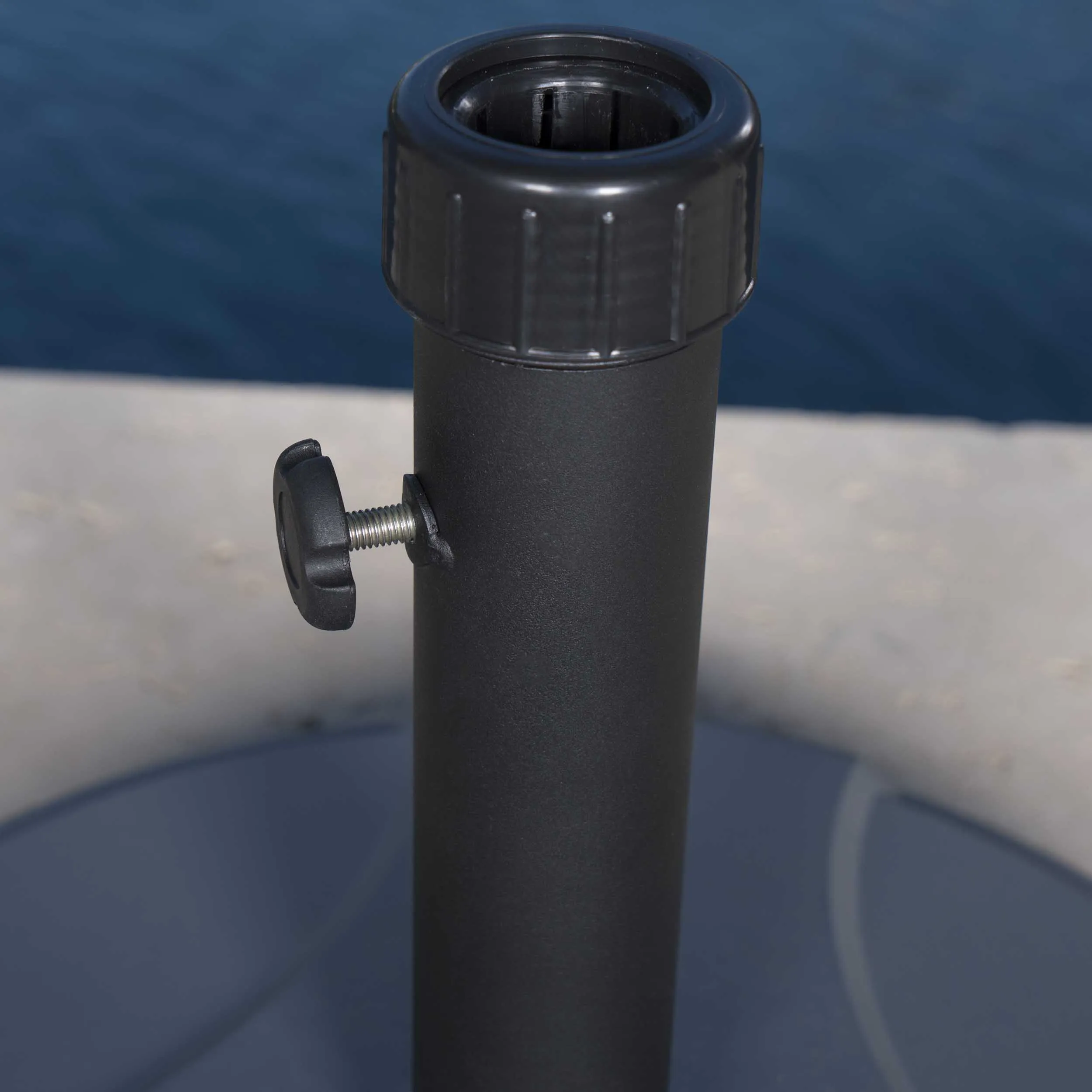 Round Grey Concrete Umbrella Base - NH623932