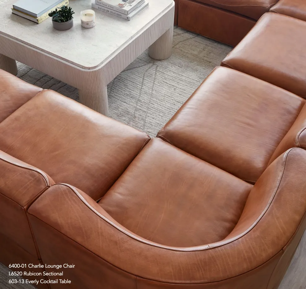 Rubicon Leather Sectional Sofa