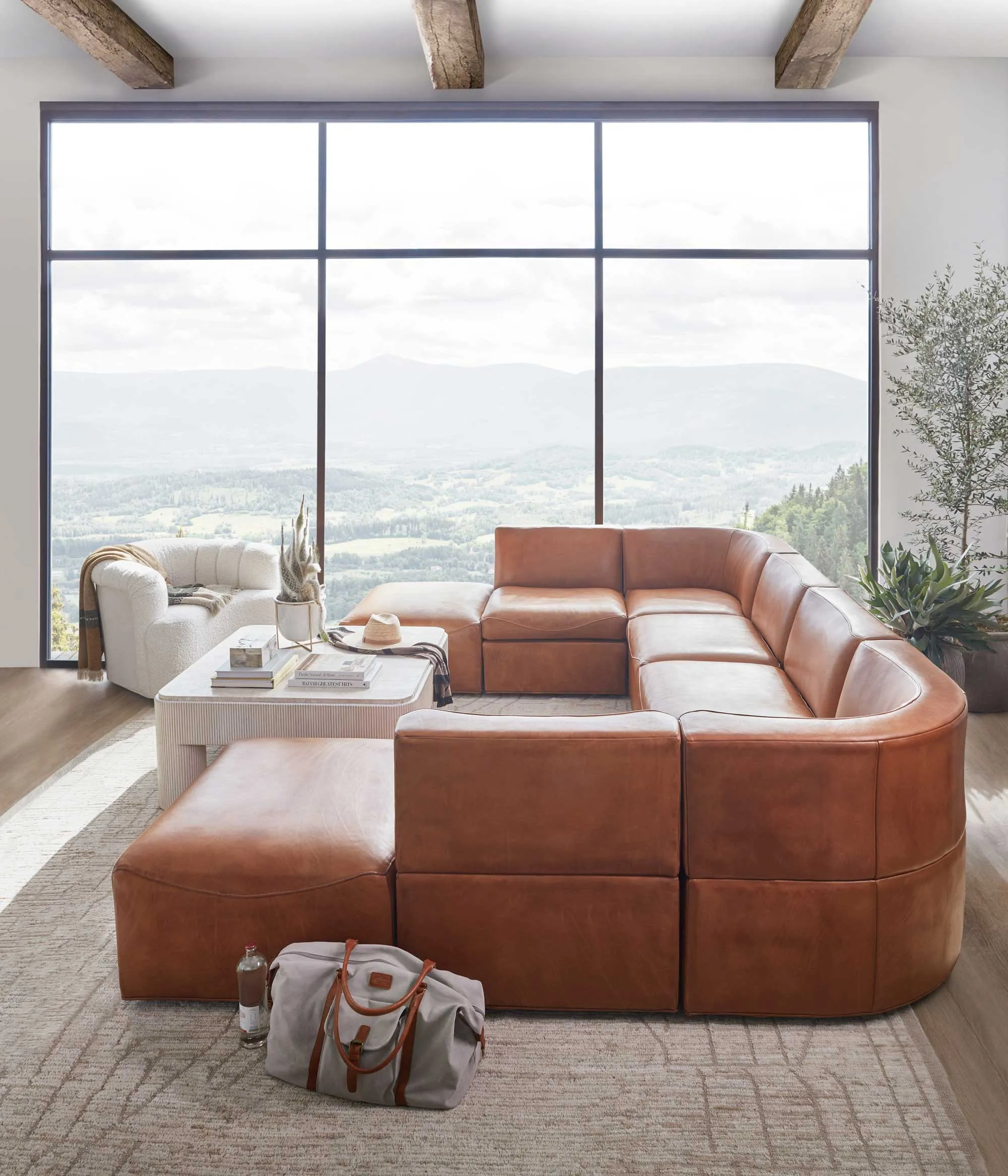 Rubicon Leather Sectional Sofa