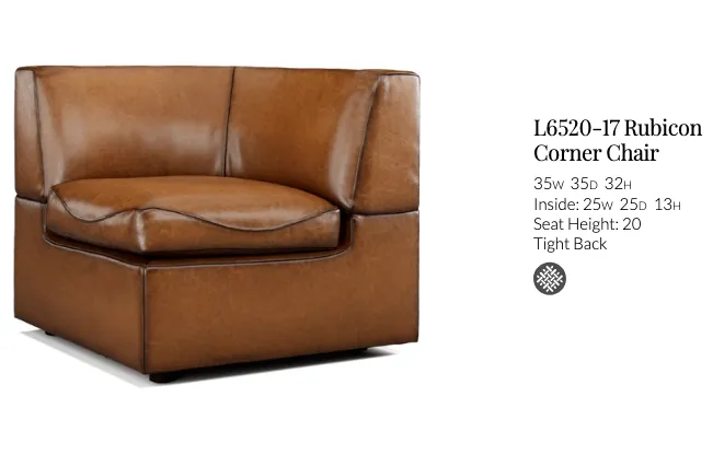 Rubicon Leather Sectional Sofa