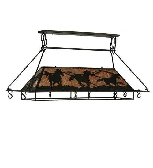 Running Horses Pot Rack