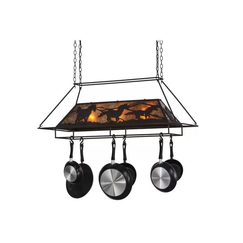 Running Horses Pot Rack kitchen utensils, spatula set